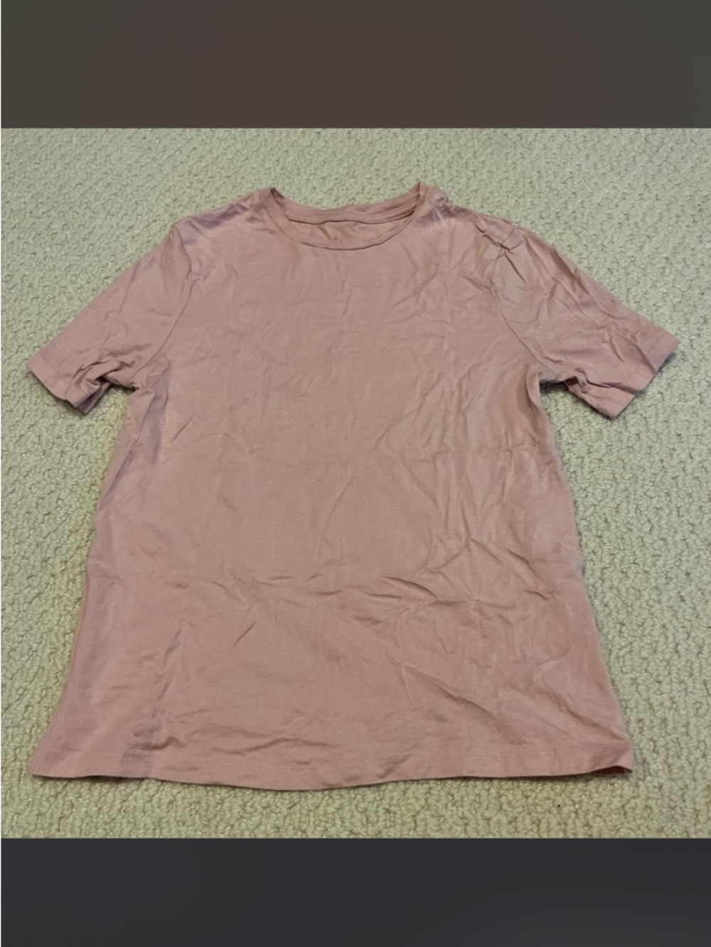 basic pink tee